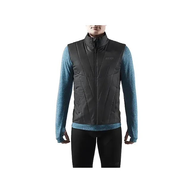 Vestă alergare iarnă CEP Winter Run Vest | protecție termică - black