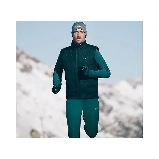 Vestă alergare iarnă CEP Winter Run Vest | protecție termică - black
