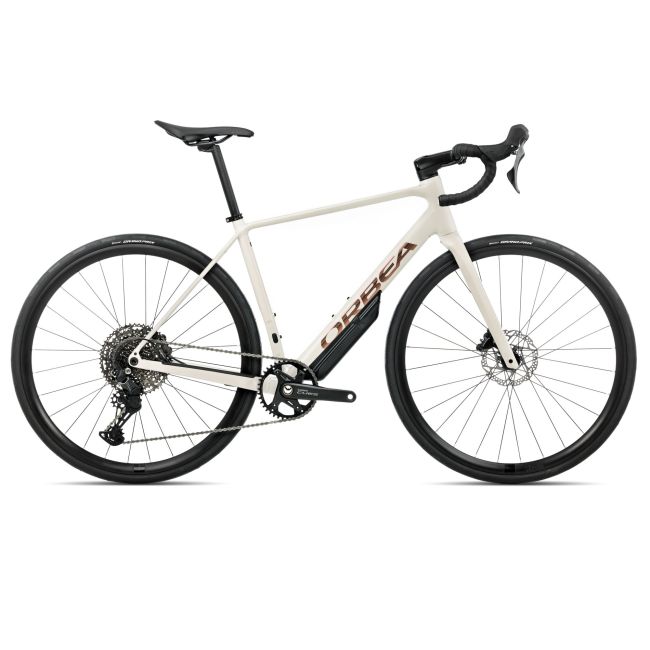 Orbea AVANT H45 1x (2026) - bicicletă șosea anduranță - Ivory White  |  Bronze (Gloss)