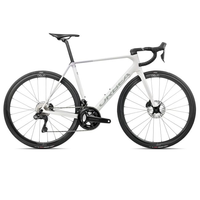 Orbea ORCA M20iTEAM (2026) - bicicletă șosea race - Iris White (Gloss)  |  Lilac (Matt)