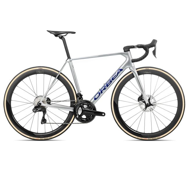 Orbea ORCA M20iLTD PWR (2026) - bicicletă șosea race - Spark Silver  |  Titain Grey (Gloss)