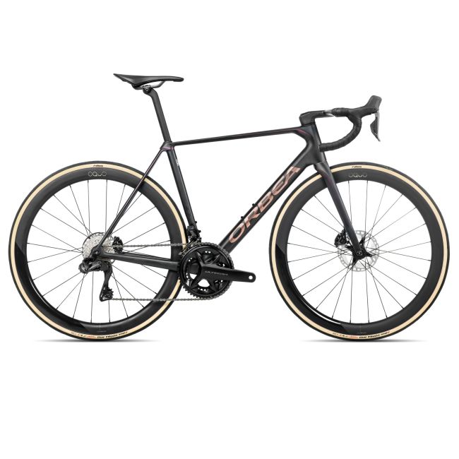 Orbea ORCA M20iLTD PWR (2026) - bicicletă șosea race - Diamond Carbon View  |  Sunset Carbon View (Matt)