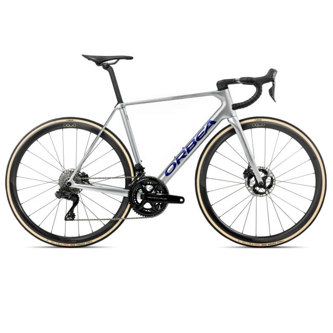 Orbea ORCA M10iLTD PWR (2026) - bicicletă șosea race - Spark Silver  |  Titain Grey (Gloss)