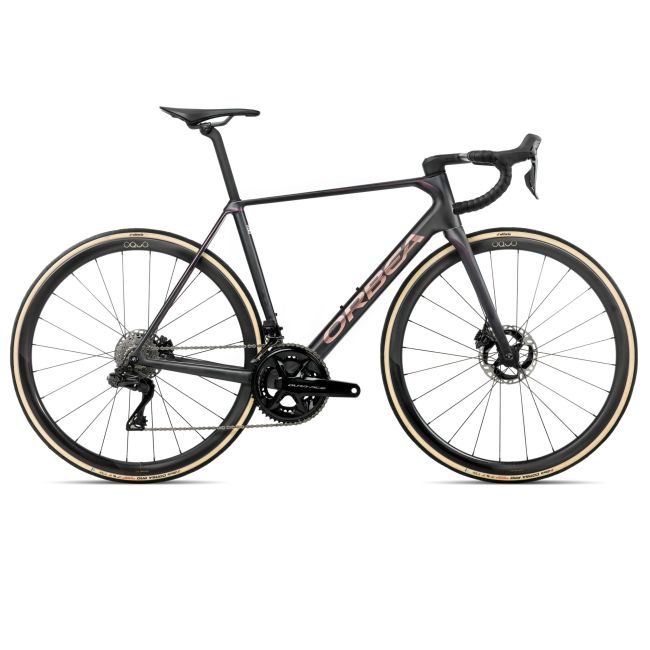 Orbea ORCA M10iLTD PWR (2026) - bicicletă șosea race - Diamond Carbon View  |  Sunset Carbon View (Matt)
