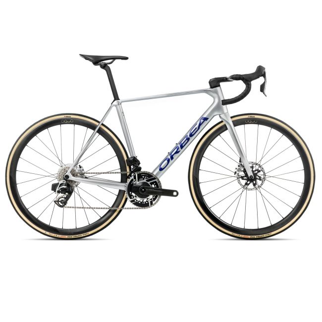 Orbea ORCA M11eLTD PWR (2026) - bicicletă șosea race - Spark Silver  |  Titain Grey (Gloss)