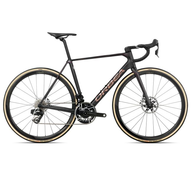 Orbea ORCA M11eLTD PWR (2026) - bicicletă șosea race - Diamond Carbon View  |  Sunset Carbon View (Matt)