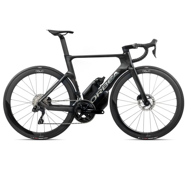 Orbea ORCA AERO M35iLTD PWR (2026) - bicicletă șosea race aero - Carbon Raw  |  Titanium (Matt)