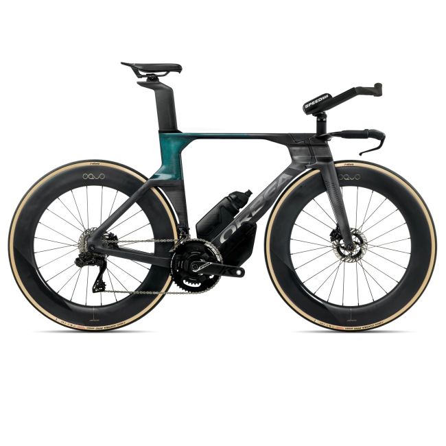 Orbea ORDU M10iLTD UCI (2026) - bicicletă șosea triatlon - Diamond Carbon View (Matt)  |  Evasion Green (Gloss)