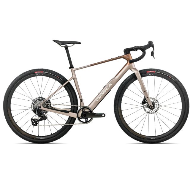 Orbea TERRA M21eTEAM 1X (2026) - bicicletă gravel - Nickel  |  Met Cinnamon (Matt)