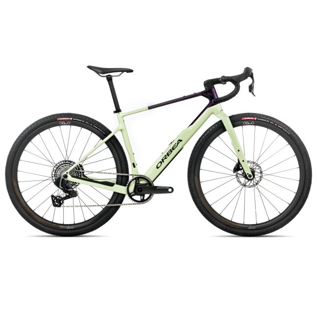 Orbea TERRA M21eTEAM 1X (2026) - bicicletă gravel - Acid Gum  |  Fantasy Purple Carbon View (Gloss)