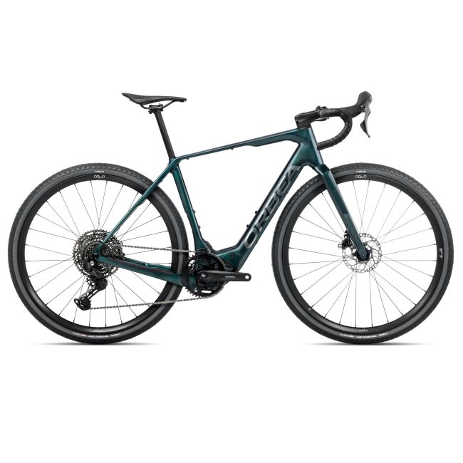 Orbea DENNA M40 (2026) - bicicletă electrică gravel - Escape Green Gloss  |  Foggy Matt