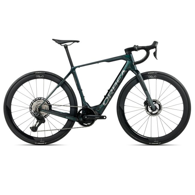Orbea DENNA M10i (2026) - bicicletă electrică gravel - Escape Green Gloss  |  Foggy Matt
