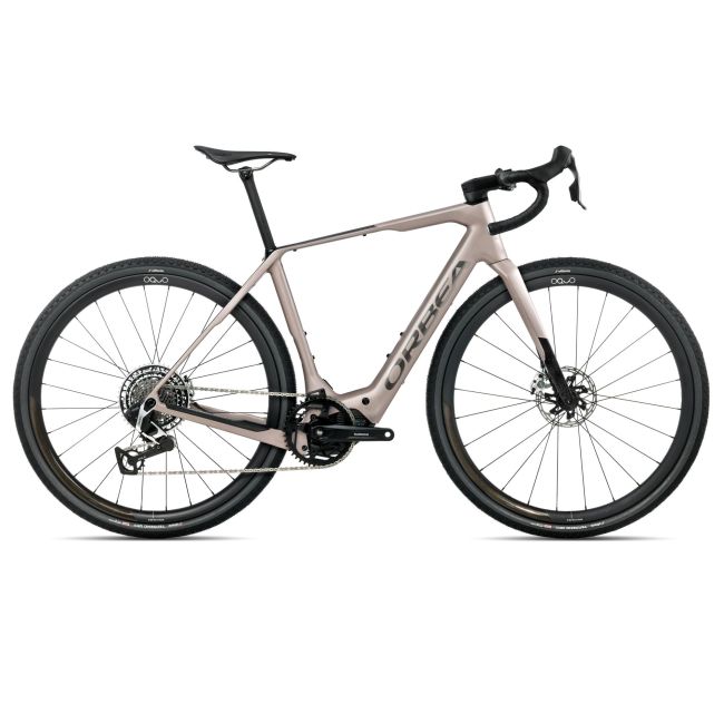 Orbea DENNA M11e (2026) - bicicletă electrică gravel - Nickel Matt  |  Carbon Raw Gloss