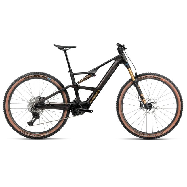 Orbea RISE SL M-LTD 420W (2026) - bicicletă electrică eMTB Trail - Cosmic Carbon View  |  Golden Sand (Gloss)