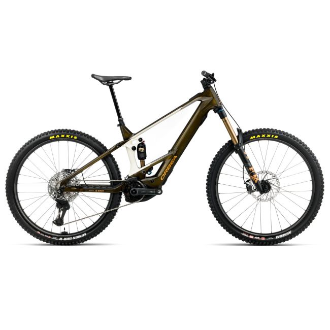 Orbea WILD Mullet M-LTD (2026) - bicicletă electrică eMTB Enduro - Caramel Carbon View (Gloss)  |  Cream White (Matt)