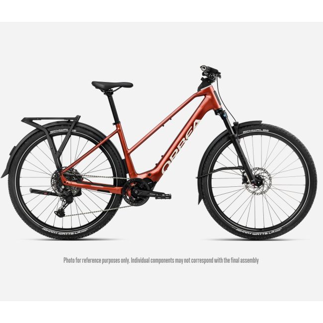 Orbea KEMEN ADV 20 MID (2026) - bicicletă electrică urbană - Mars Red  |  Ivory White (Gloss)