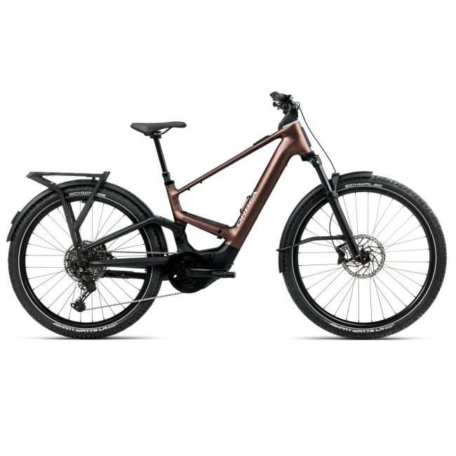 Orbea MUGA 30 (2026) - bicicletă electrică urbană - Metallic Rust  |  Diamond Black (Matt)