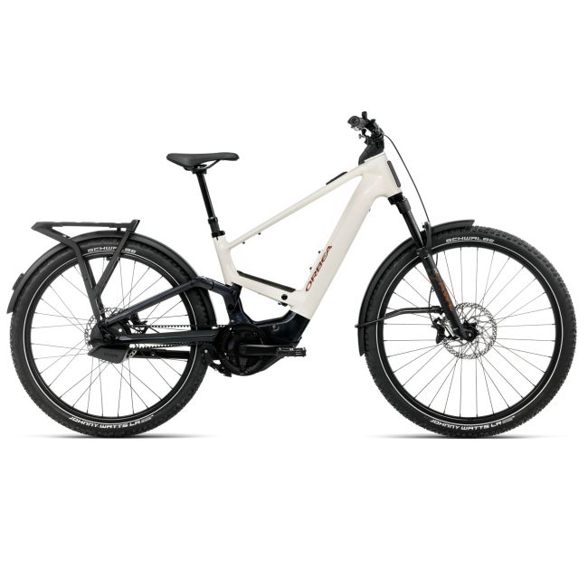 Orbea MUGA 10 (2026) - bicicletă electrică urbană - Ivory White  |  Black (Gloss)