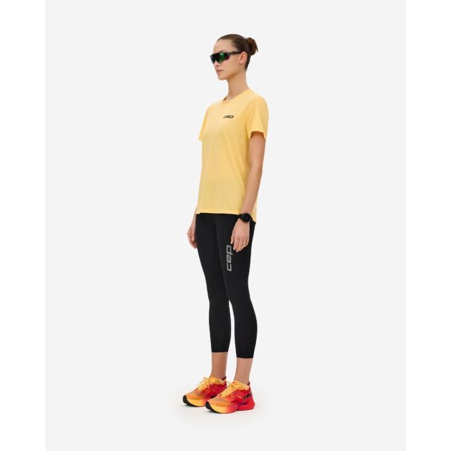 Colanti alergare CEP Pro Run Ultralight 7/8 - compresie performanta - black