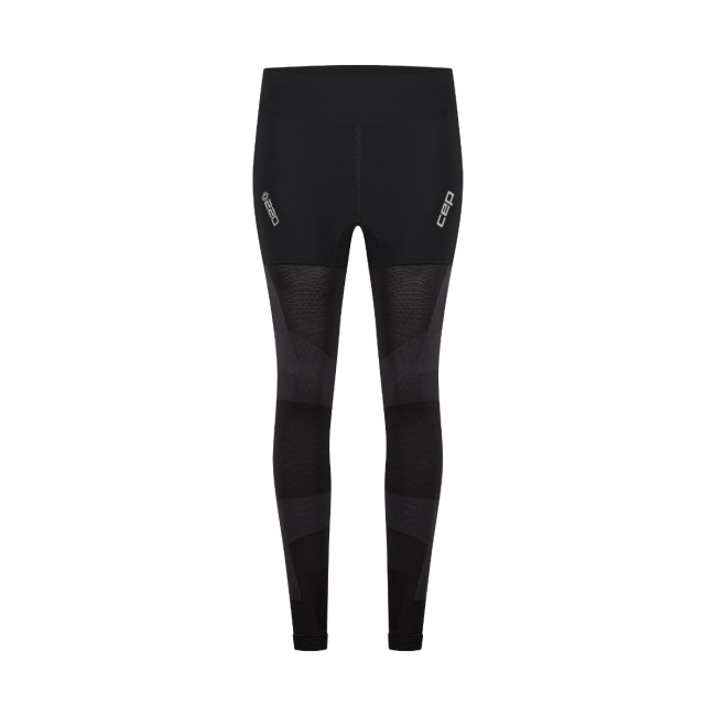 Colanti compresie alergare CEP Pro Run 3D W | tehnologie germană - black