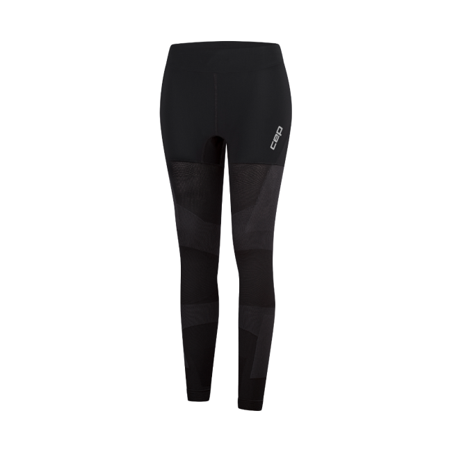 Colanti compresie alergare CEP Pro Run 3D W | tehnologie germană - black