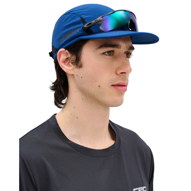 Șapcă alergare CEP Core Run Cap - bleumarin | reflectorizantă, protecție UV
