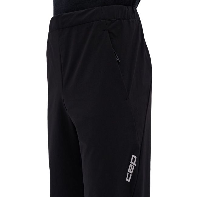 Pantaloni alergare CEP Core Run - negru | impermeabili iarnă