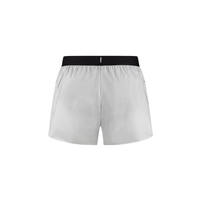 Pantaloni scurți alergare CEP Pro Run Ultralight Loose Fit - gri deschis | ultraușori, ventilație laser