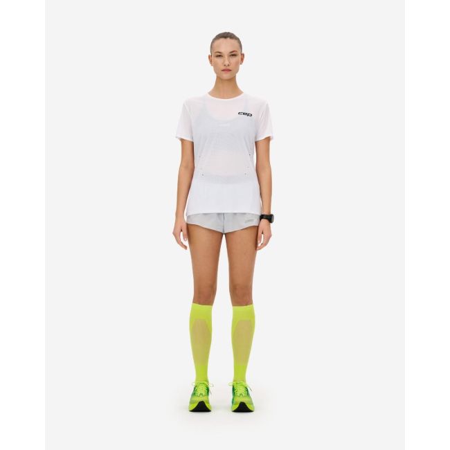 Pantaloni scurți alergare CEP Pro Run Ultralight W - gri deschis | ultraușori