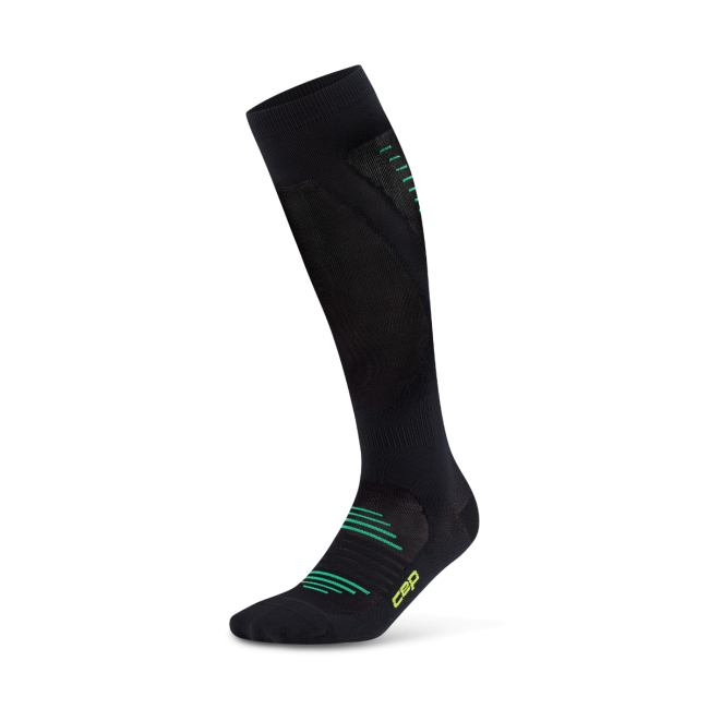 Șosete compresie înalte CEP Pro Run Ultralight - negru | alergare