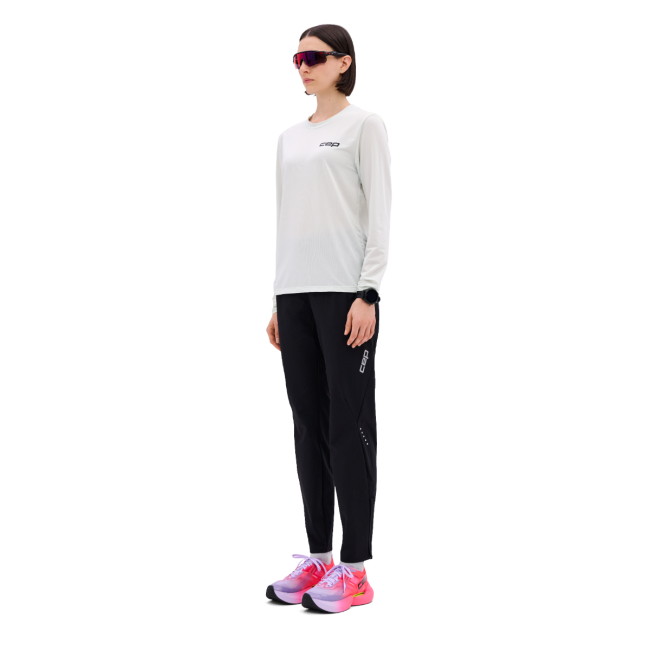 Pantaloni alergare femei CEP Core Run - negru | protecție termică