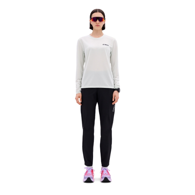 Pantaloni alergare femei CEP Core Run - negru | protecție termică