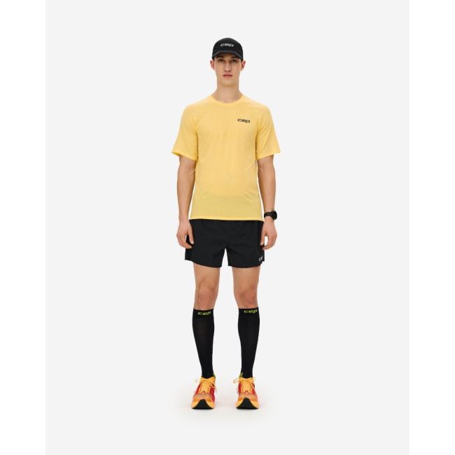 Pantaloni scurți alergare CEP Core Run Loose Fit - negru | rezistenți vânt