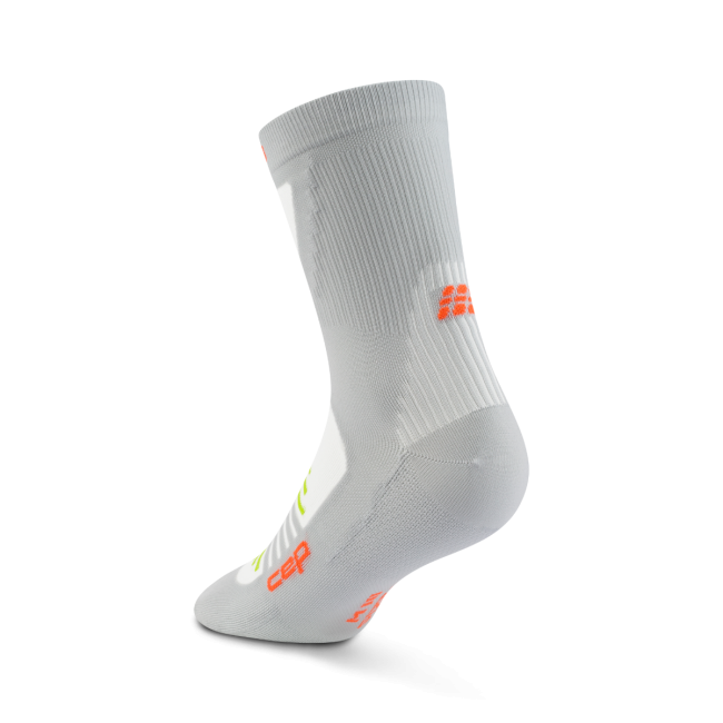 Șosete compresie CEP Pro Run Ultralight Mid Cut - gri | alergare performanță