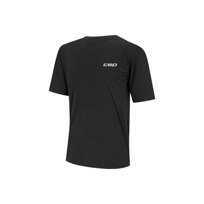 Tricou alergare CEP Pro Run Ultralight - negru | ultraușor bărbați