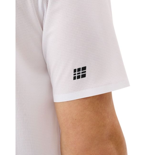 Tricou alergare CEP Pro Run Ultralight - alb | ultraușor bărbați