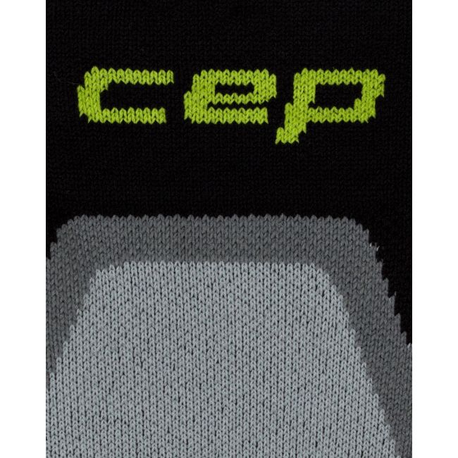 Șosete alergare CEP Core Run Cushion Mid Cut - negru | compresie