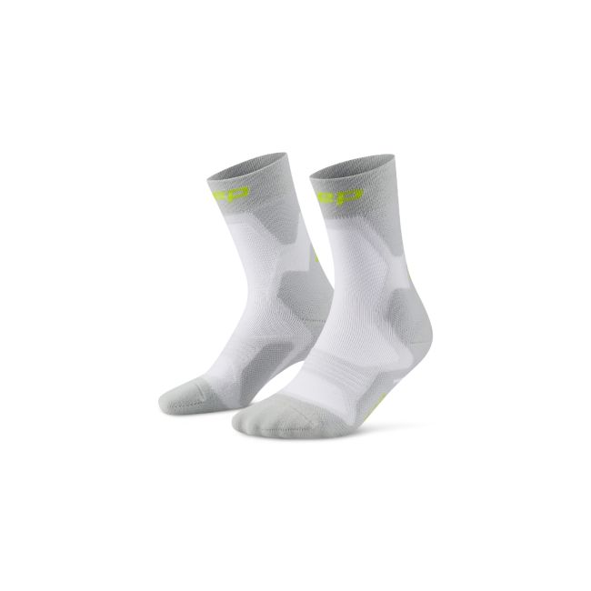 Șosete alergare CEP Core Run Cushion Mid Cut - gri | compresie