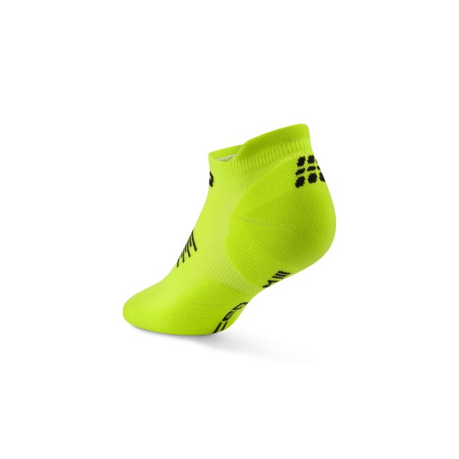 Șosete compresie CEP Core Run No Show - verde lime/negru | suport