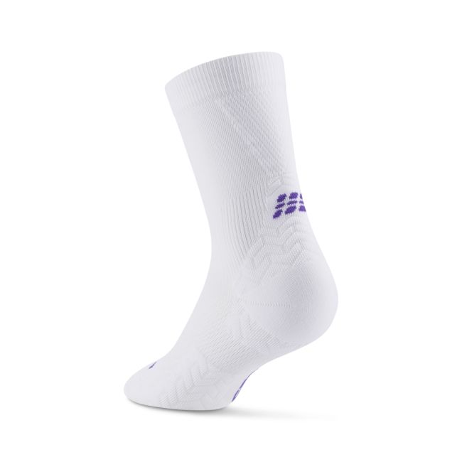 Șosete compresie CEP Run Ultralight 4.0 - alb | răcire