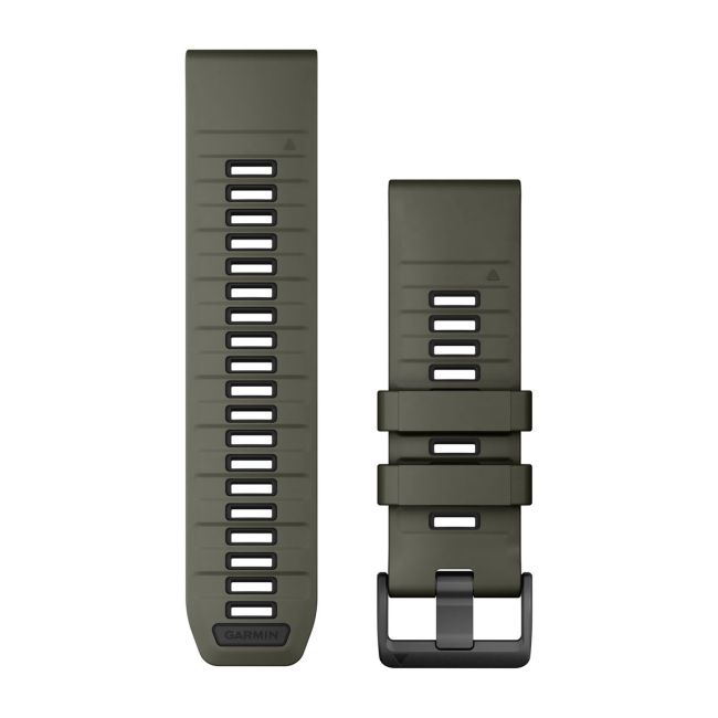 Garmin Curele de ceas QuickFit 26 | Olive Drab / Silicon negru