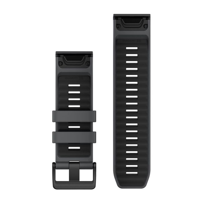 Garmin Curele de ceas QuickFit 26 | Slate grey / Silicon negru
