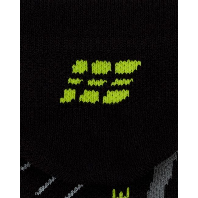 Șosete compresie CEP Core Run Cushion No Show - negru | confort