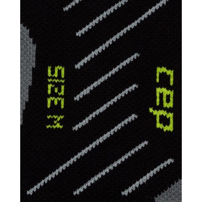 Șosete compresie CEP Core Run Cushion No Show - negru | confort