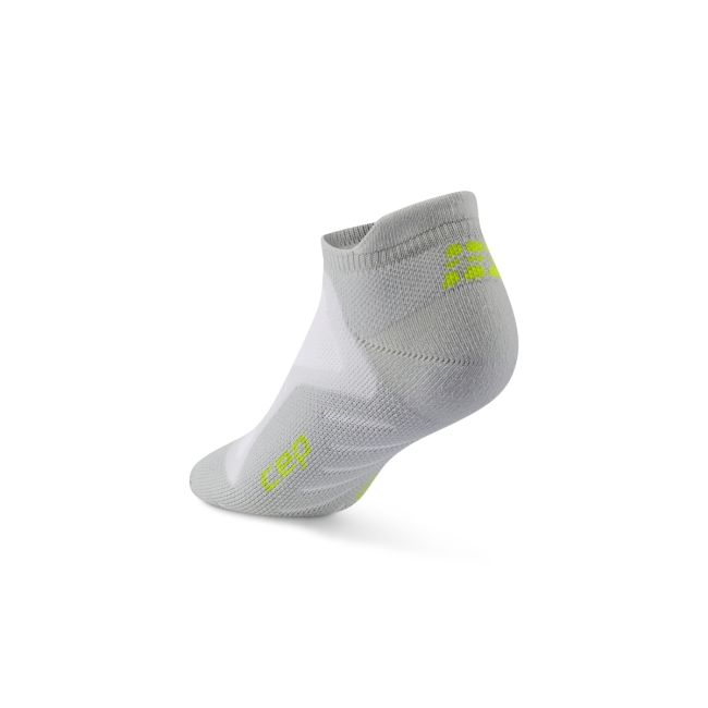 Șosete compresie CEP Core Run Cushion No Show - gri | confort
