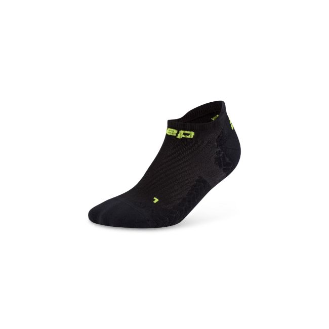 Șosete Compresie Scurte CEP Run Ultralight 4.0 - negru | Ultra-ușoare