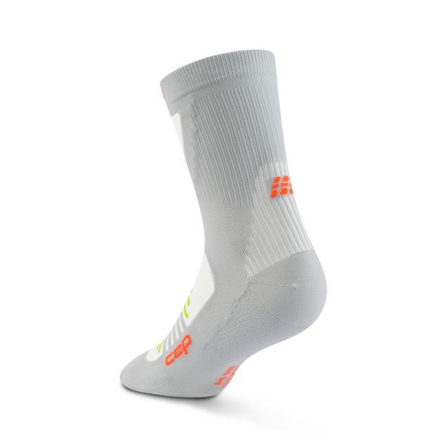 Șosete compresie alergare CEP Pro Run Ultralight Mid Cut - gri | ultraușoare