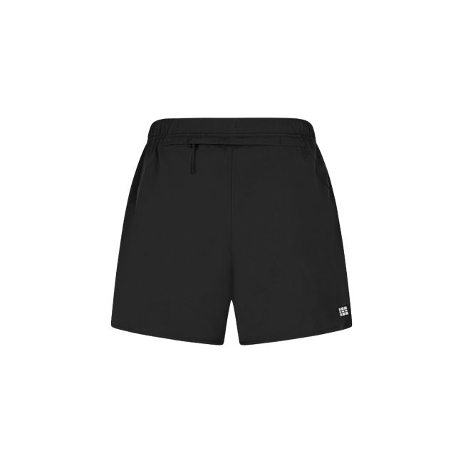 Pantaloni scurți alergare CEP Core Run Loose Fit femei - negru | largi, rezistenți vânt