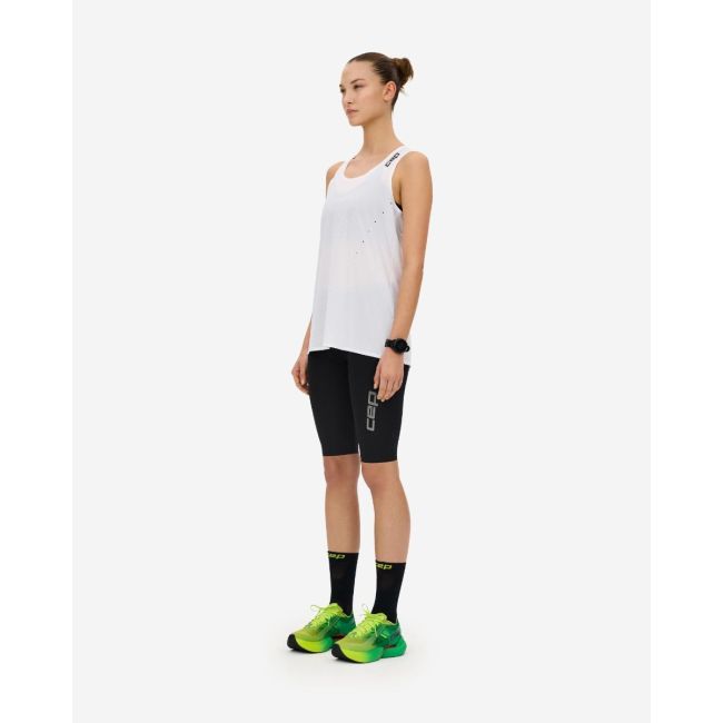 Maieu alergare CEP Pro Run Ultralight - alb | ultraușor femei