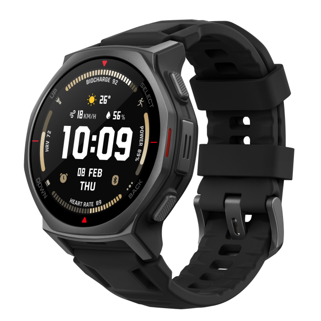 Amazfit T-Rex 3 Pro, ceas smartwatch sport GPS outdoor - negru Tactical Black 48mm